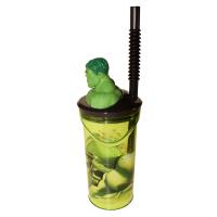 Marvel Incredible Hulk 3D Figurine Tumbler with Straw Extra Image 1 Preview